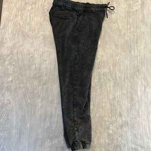 Zara Mens black/ gray joggers Size small
